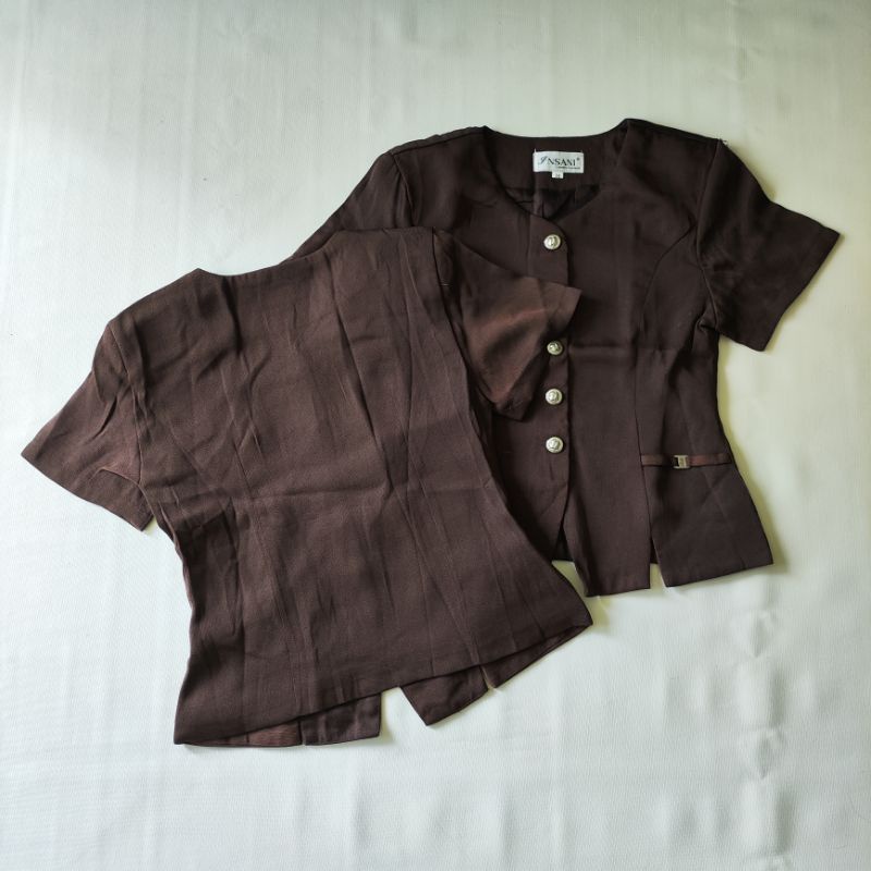 blouse vest wanita / blouse wanita vintage / vest wanita / baju wanita vintage / blus wanita / blouse vest / blouse vintage / vest vintage
