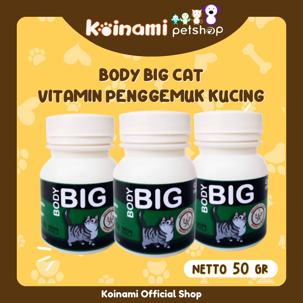 Jual Body Big Cat Penggemuk Kucing Vitamin Bulu Kucing Cat Fater