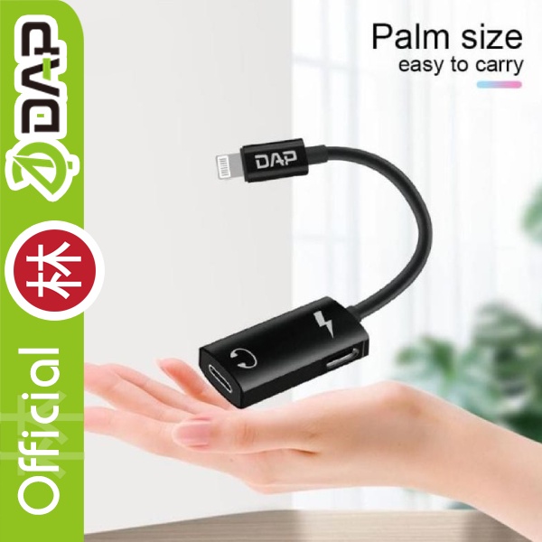 DAP D-AU10 Audio Splitter Lightning 2-in-1 Audio Charger Adapter 135mm