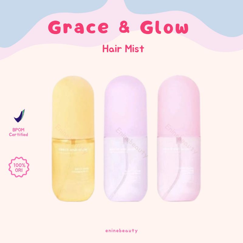 Jual Grace and Glow Daisy Hair Mist Sweet Scented and Silk Hair / Peony