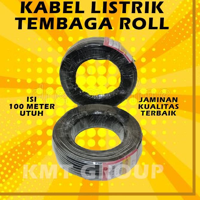 Harga Termurah Kabel Listrik Ganda Serabut Isi-100Meter/1 Roll