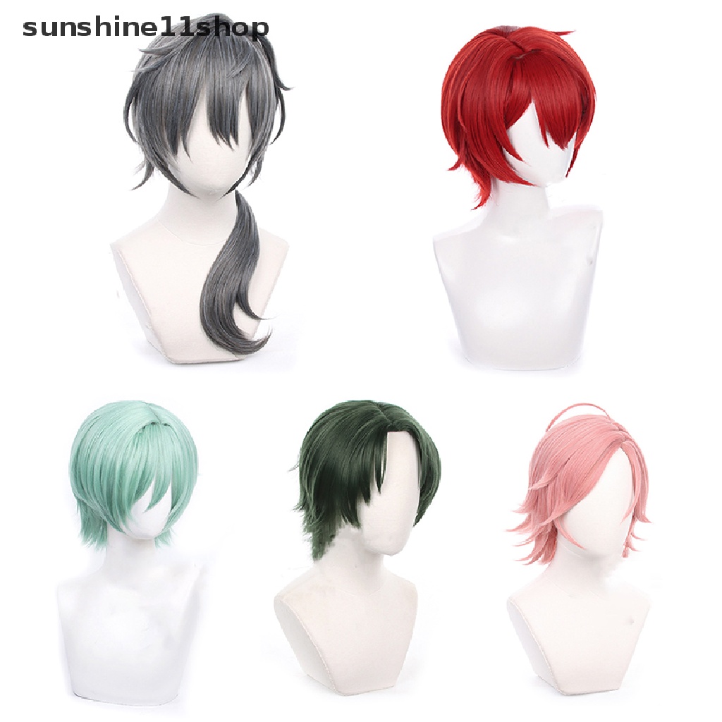 Sho Anime Ensemble Stars Karakter Cosplay Wig Halloween Cosplay Party Decor Props N