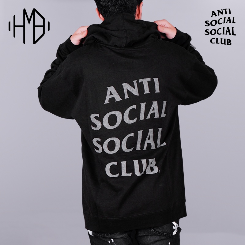 ASSC Anti Social Social Club x Undefeated Paranoid Hoodie antisocialsocialclub