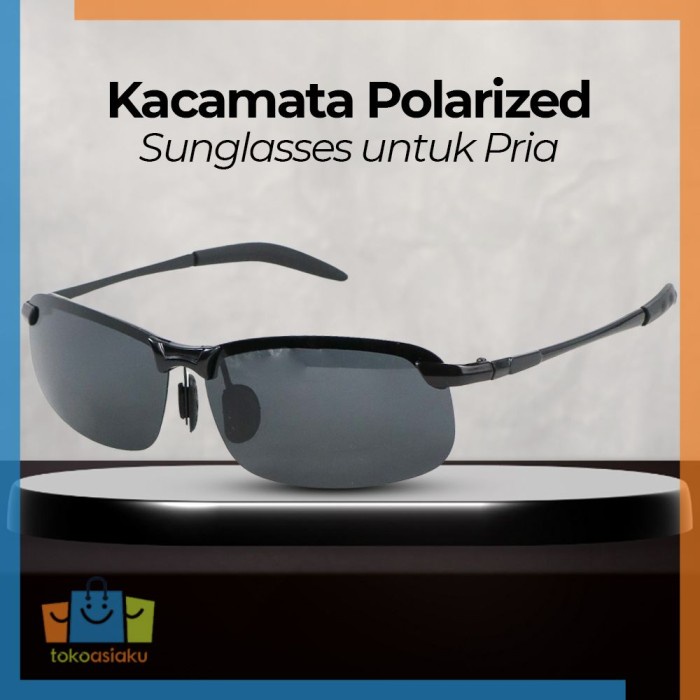 Kacamata Hitam Polarized Sunglasses Kaca Mata Pria Keren 3403