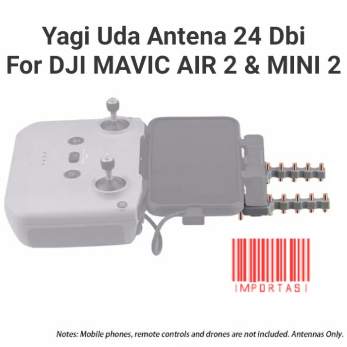 DJI Mavic Mini 2 Yagi Uda Antena Remote Signal Booster Penguat