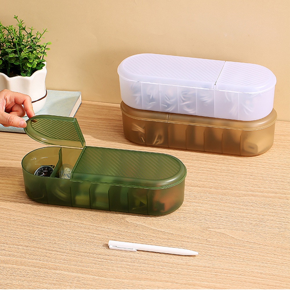 Desktop Rounded Kotak Penyimpanan Kabel Data/Pemisahan Plastik Keranjang Penyimpanan Tahan Debu/Desktop Perhiasan &amp; Alat Tulis Kantor &amp; Wadah Organizer Aksesoris 3C