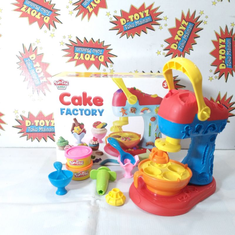 Mainan Fun Doh Cake Factory