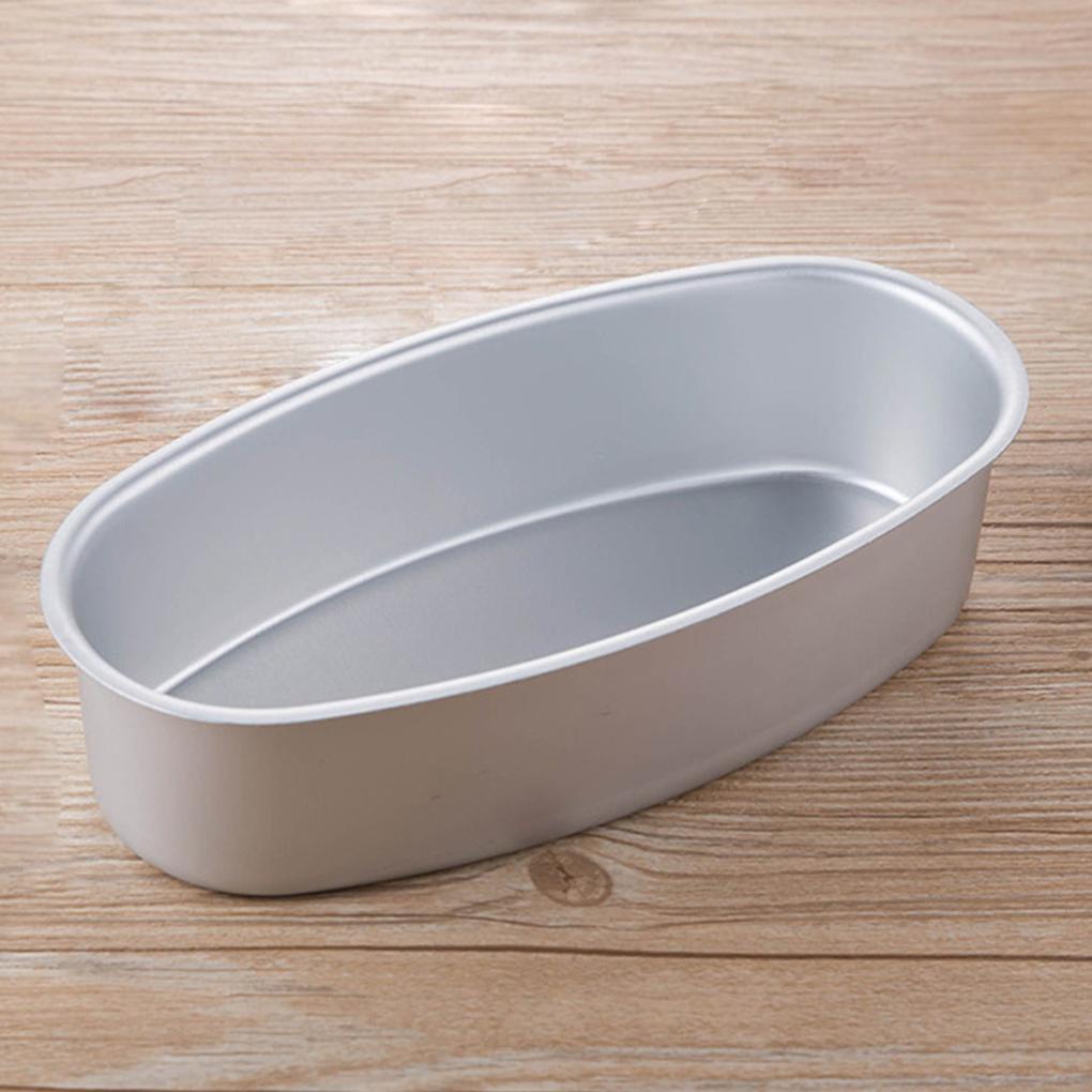 Loyang Kue Bentuk Oval Cetakan Roti Loaf Anti Lengket Bahan Aluminium Alloy Baking Tray