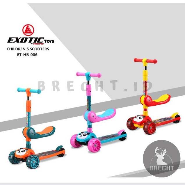 Terlaris (Gojek/Grab) Exotic Scooter Anak 3In1 Hb006 Murah