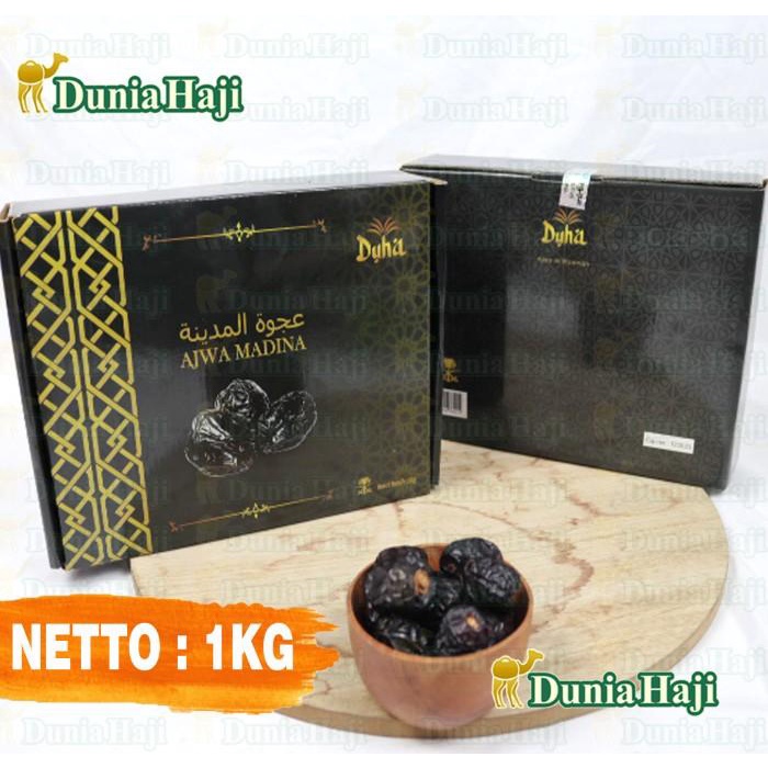 

Dunia Haji - Kurma Ajwa (Kurma Nabi Asli Madinah) 1Kg 030