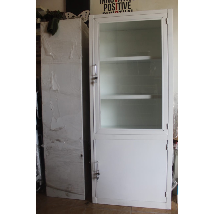 Lemari Obat Besi 1 Pintu Lemari Rumah Sakit/Lemari Obat 3 Rak