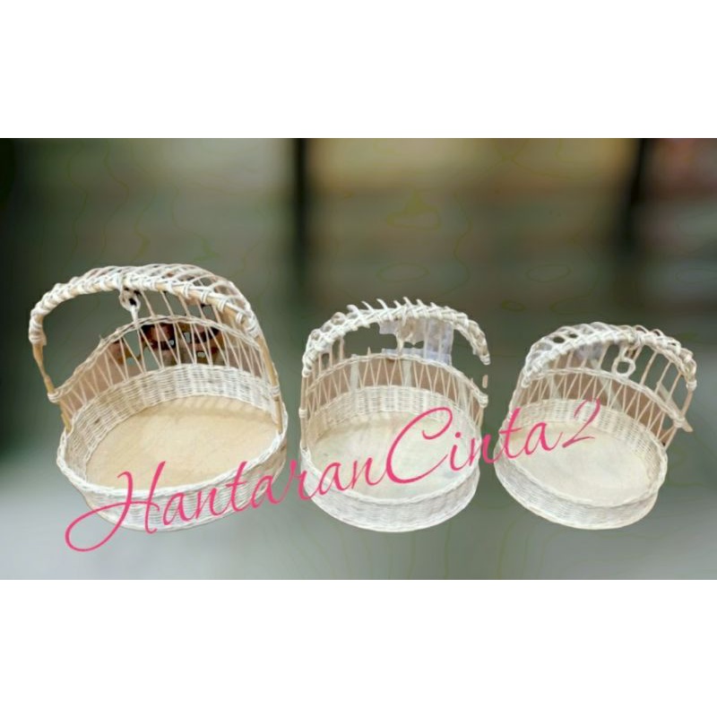 Keranjang rotan hantaran seserahan ecer