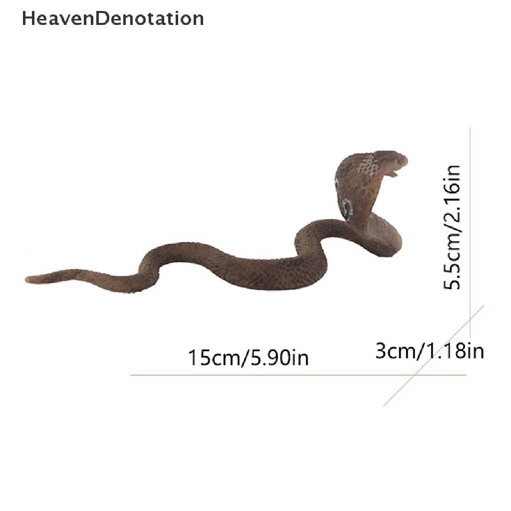 [HeavenDenotation] Simulasi Realistis Model Ular Mainan Taman Canda Prank Hadiah Halloween Mainan HDV