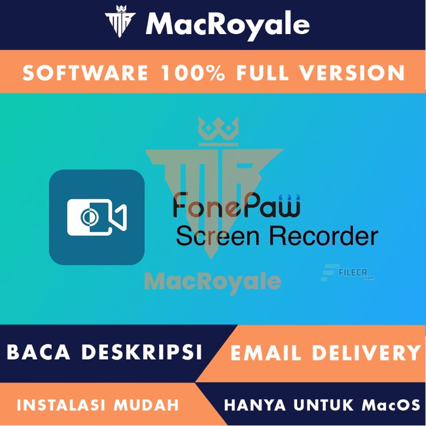 [MacOS] FonePaw Screen Recorder Full Version Lifetime Full Garansi