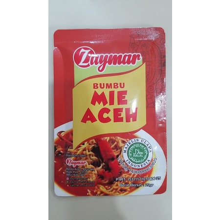 

Zaymar Bumbu Kering Untuk Mie Aceh | Takaran untuk 1 kg mie