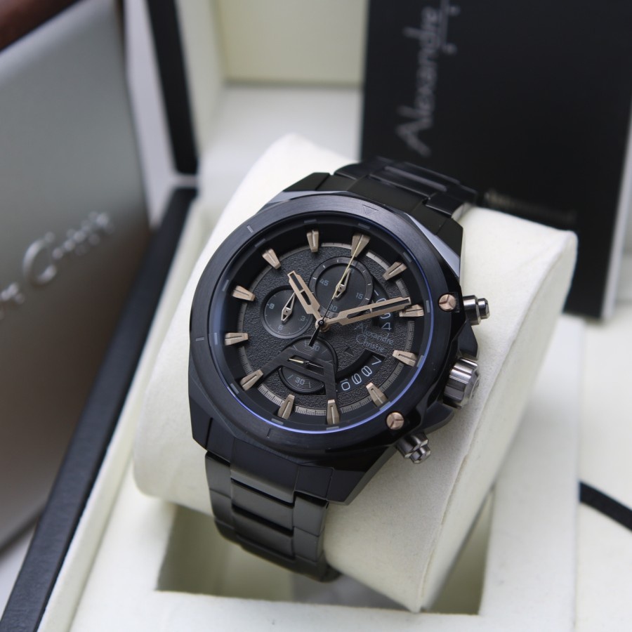 JAM TANGAN PRIA ALEXANDRE CHRISTIE AC 6651 / AC6651 RANTAI ORIGINAL GARANSI 1 TAHUN