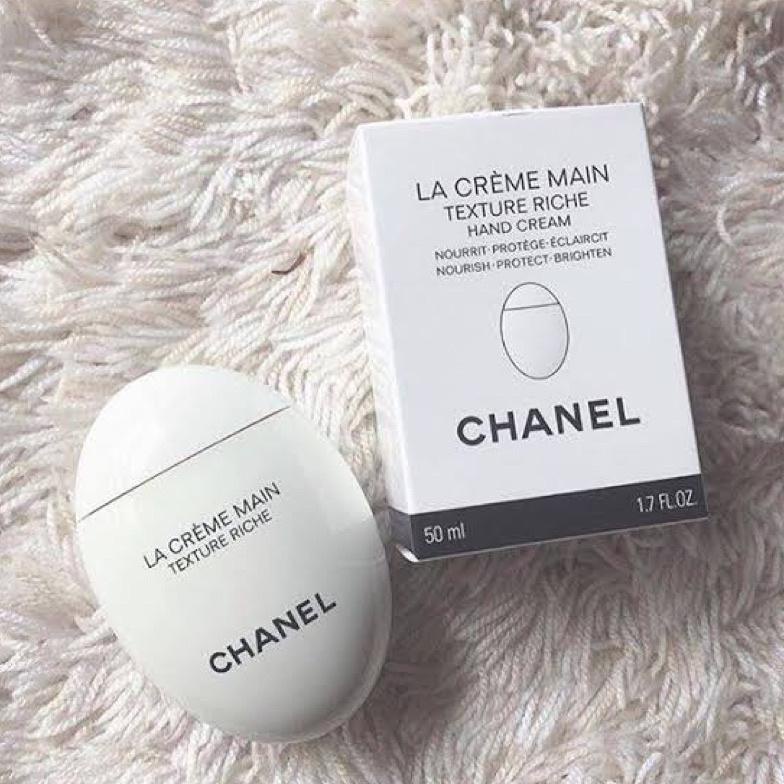 Chanel La Creme Main Hand Cream 50 ml Texture Riche No 5 Leau Le Lift Handcream