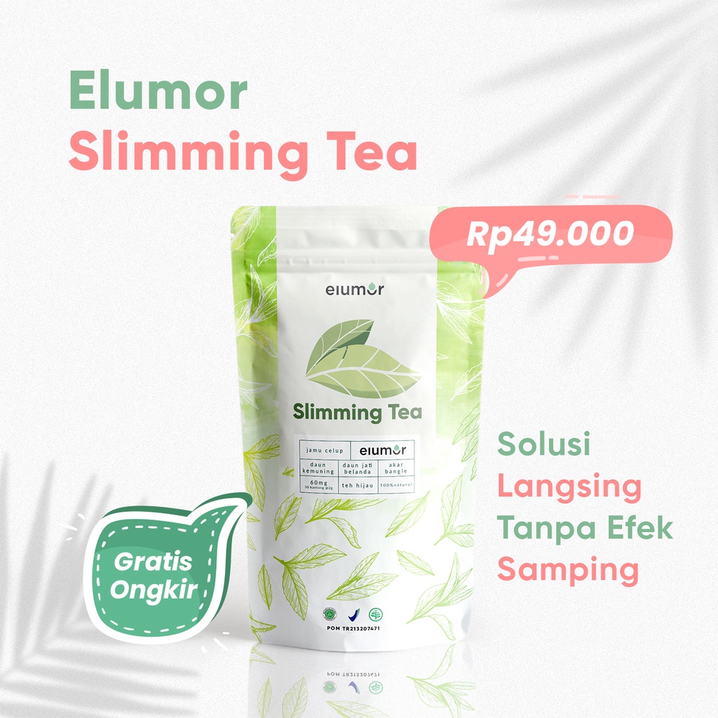 

RAHASIA LEBARAN LANGSING Elumor Slimming Tea - Teh Pelangsing Herbal Alami Original