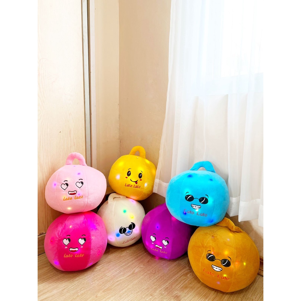 Boneka Lato Lato LED | Boneka Mainan Lato Lato Lucu