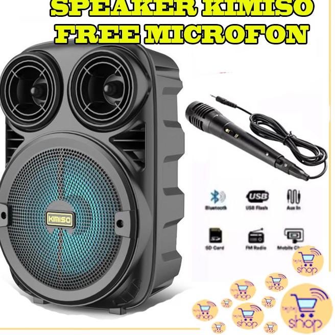 ➷ [SUPER BASS] SPEAKER BLUETOOTH UKURAN BESAR 6,5 INCH SUPER BASS / SPEAKER BLUETOOTH KIMISO 3381 / 