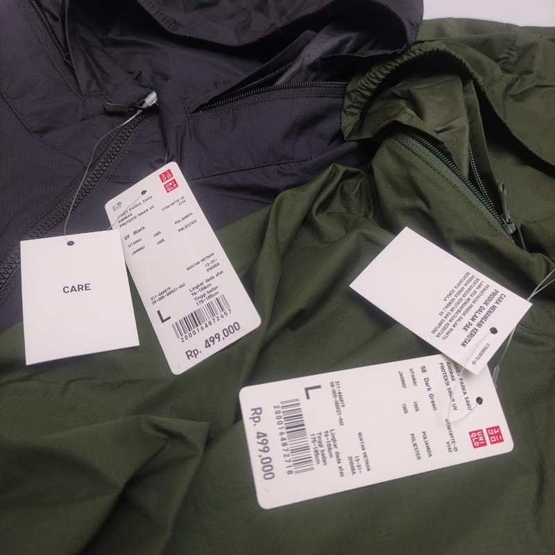 xf77g UNIQLO UV Protection Anorak Parka