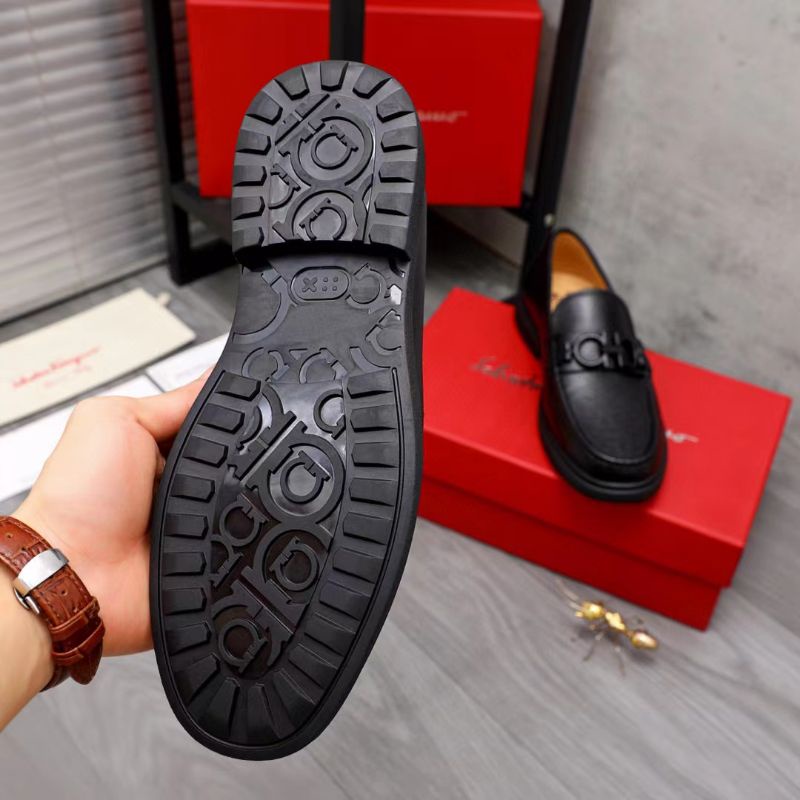 sepatu pantofel cowok frgamo sepatu pria slip on men shoes mirror p1shoes hitam top oxford