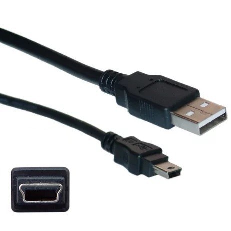 Kabel USB Mini 2 Meter Howell V2.0 / USB to Mini 5pin