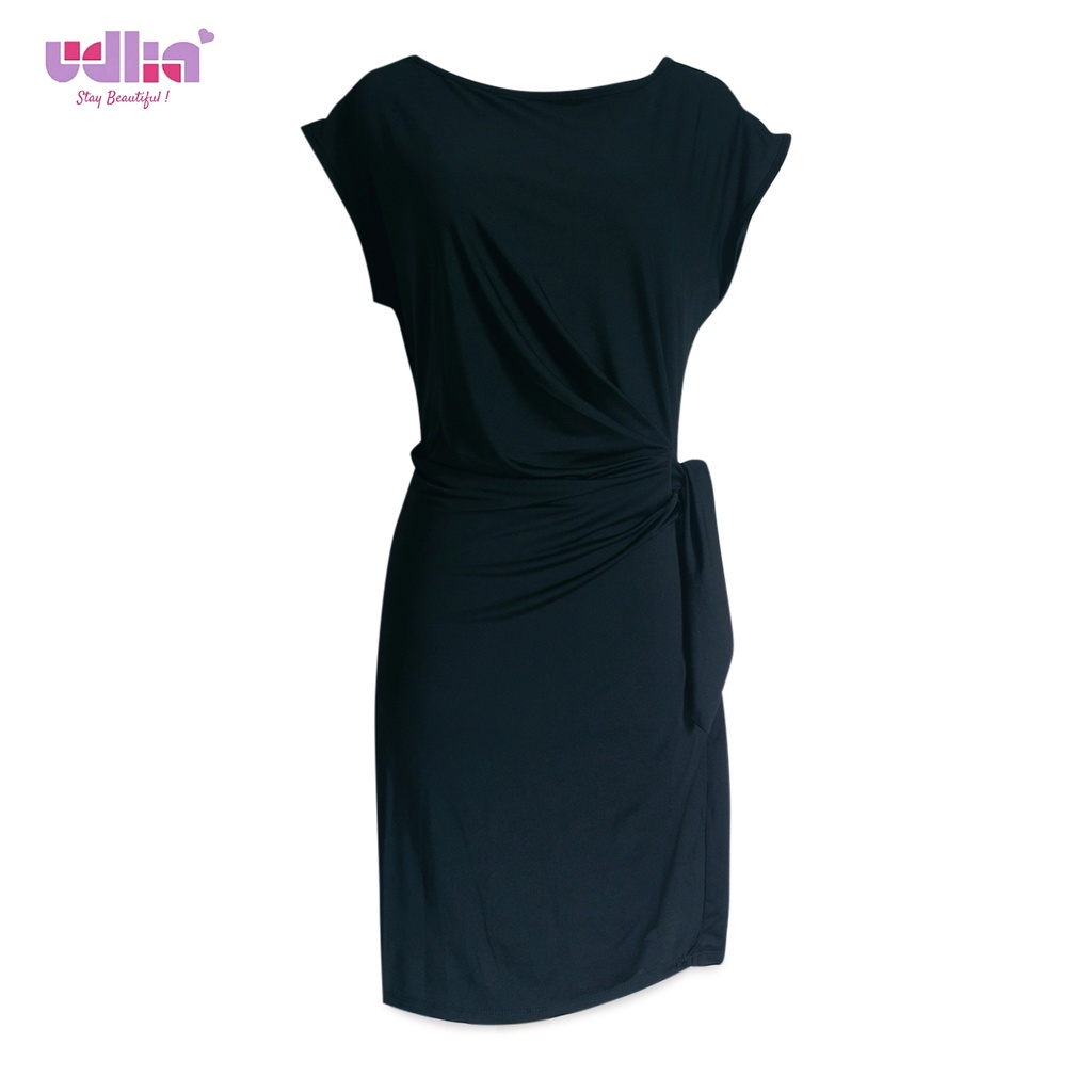 Udlia Gaun Minidress Caitlyn Black