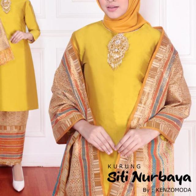 ☻ SET BAJU KURUNG ROK SONGKET DAN SELENDANG / BAJU KURUNG MELAYU KAIN SONGKET ★