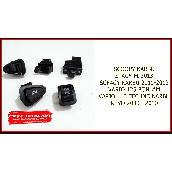 SAKLAR SET SCOOPY KARBU SPACY FI 2013 SCPACY KARBU 2011-2013 VARIO 125 BOHLAM VARIO 110 TECHNO KARBU REVO 2009 - 2010