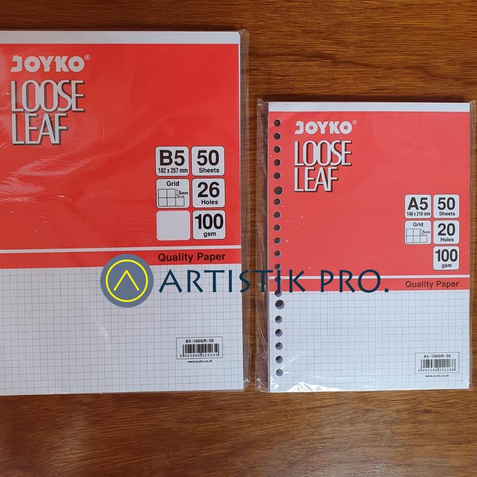 

Trxm3M7y KERTAS BINDER HVS-GRID 100GSM 50LEMBAR A5 DAN B5