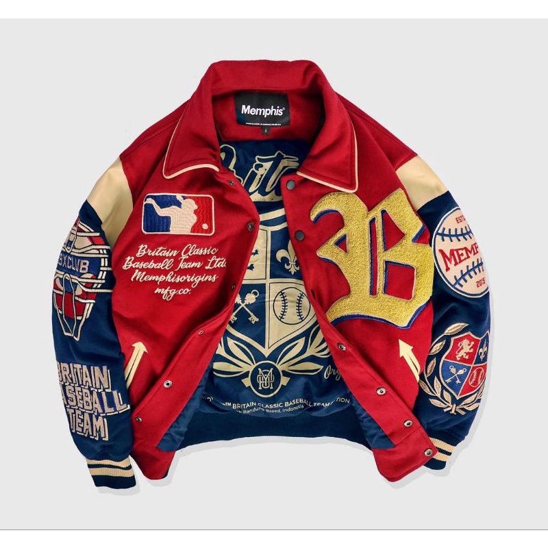 MEMPHISORIGINS VARSITY BRITAIN - VARSITY JACKET LIMITED EDITION
