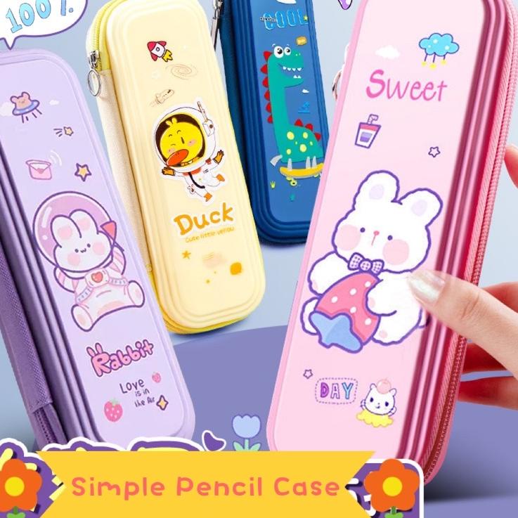

Kejutan Promo Kotak Pensil Simple Waterproof | Tempat Pensil Anak Dino Astronout Rabbit