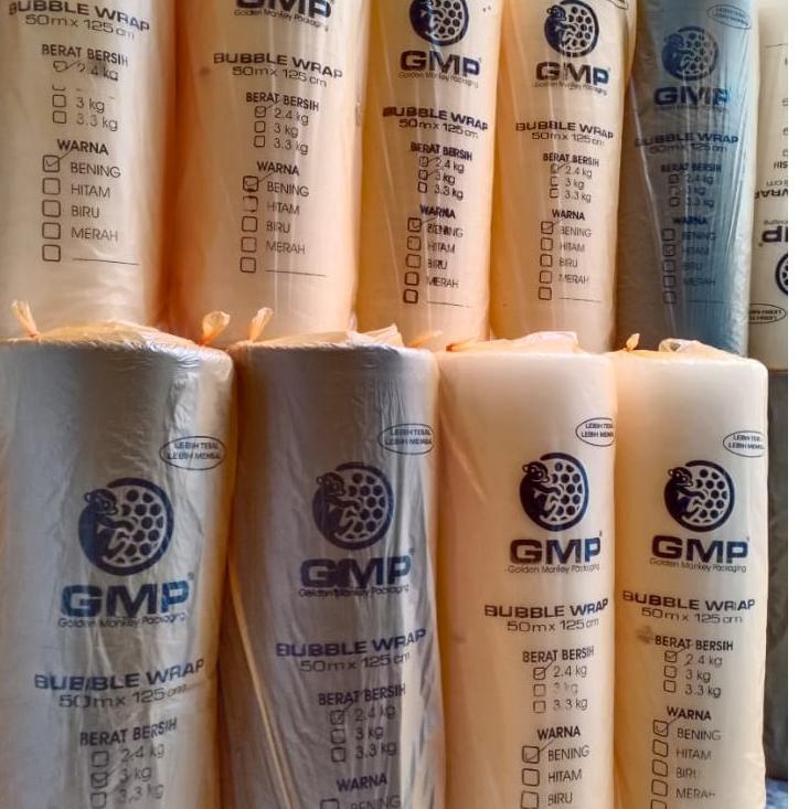 

ANA590 BUBBLE WRAP MURAH GMP 2.3KG ukuran 50mx125cm[Cargo 1 Resi 1 Roll] |||