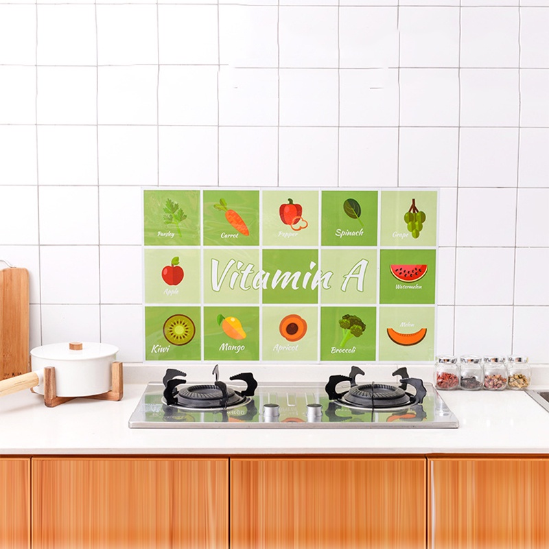 Stiker Wallpaper Tahan Air Tahan Minyak Tahan Suhu Tinggi Untuk Dapur