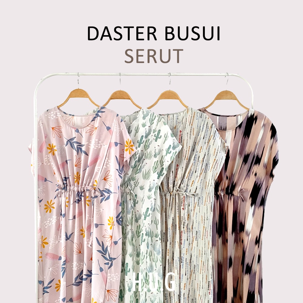 HUG  Daster Rayon Menyusui Serut Depan