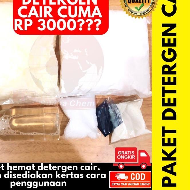 ➭ Paket Bahan Detergen Cair / Bibit Detergen Laundry / Biang Detergen Cair / Usaha Sabun / DIY Laund