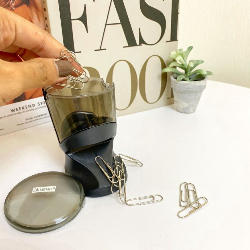 

Clip Dispenser MEMO | Paper Clips | Magnetic Clip Storage