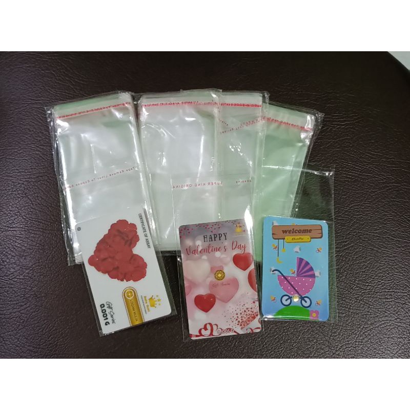 

Plastik pelindung Logam Mulia ukuran 6x 10cm