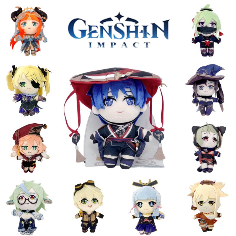 Genshin Impact Nilou Scaramouche Mainan Plush Boneka Squishy Lembut Untuk Semua Usia