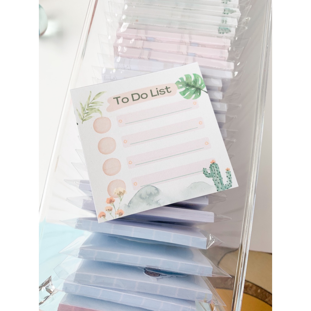 【GOGOMART】Kertas Memo Memopad Memo Notepad / Memo Catatan Bukan Sticky Notes Tempel - MM009