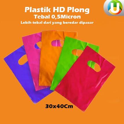 

D36 [Isi 100] Plastik Plong HD Plastik Warna Oval 30x40 Kantong Plastik Olshop tebal 50Micron Murah BIG PROMO ↯