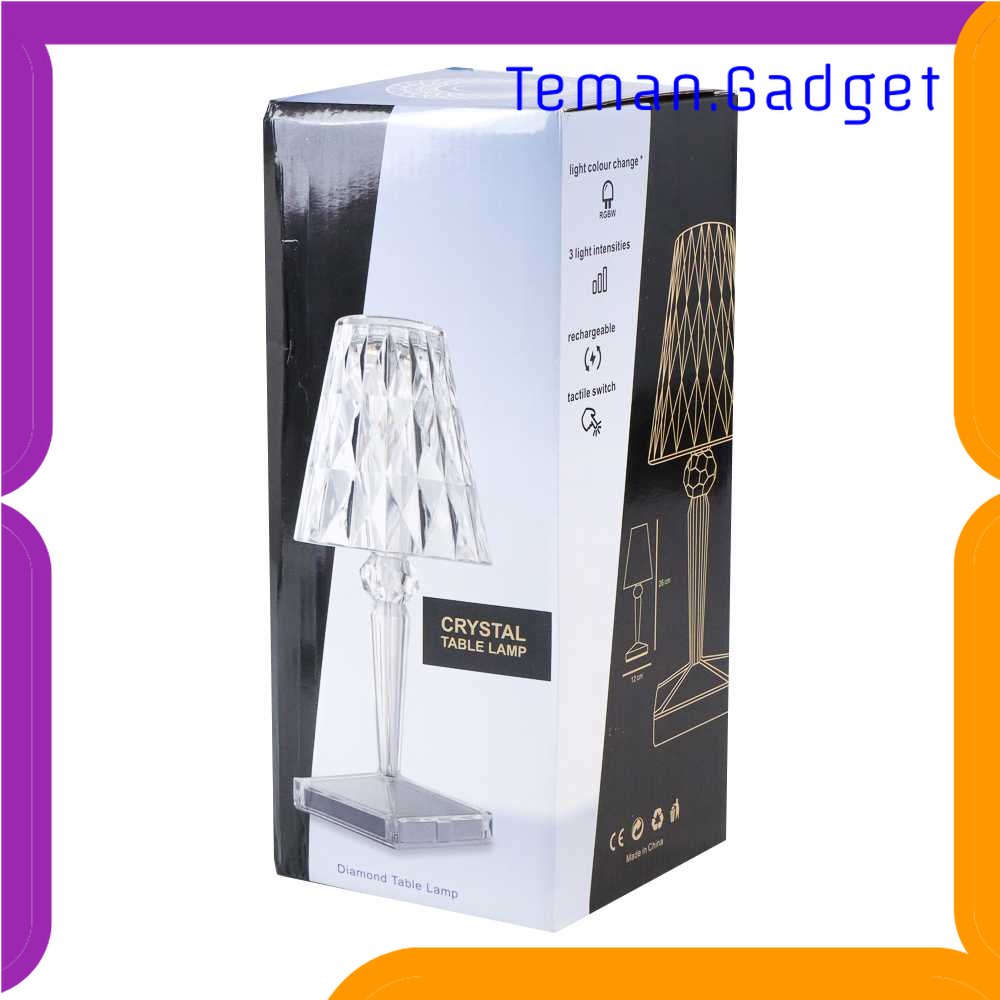 TG-LMP VKTECH Lampu Meja Hias LED Acrylic Dimmable Recharge 3 in 1 Color 1W - R301