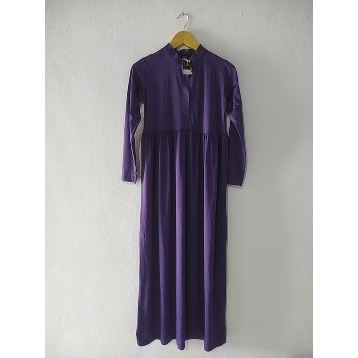 DRESS MUSLIM SATIN // GAMIS KONDANGAN POLOS SIMPLE ELEGANT