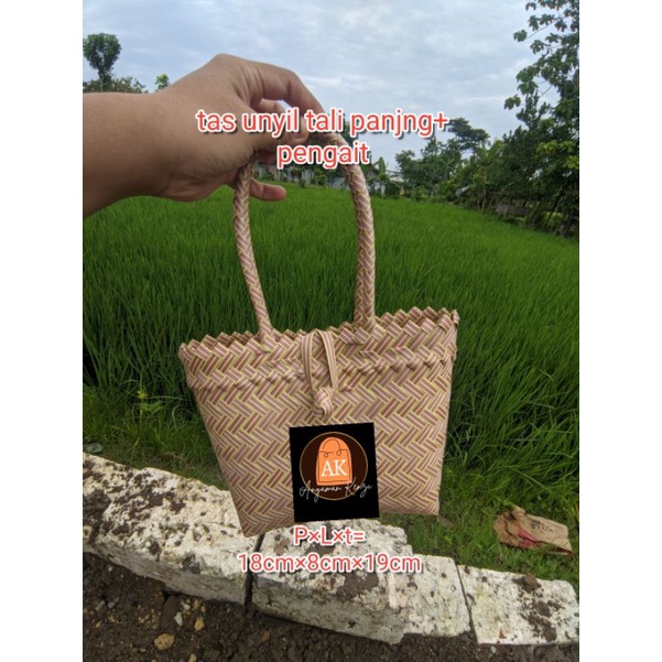 tas unyil tali panjang tambah pengait M ukuran 18cm×8cm×19 cm