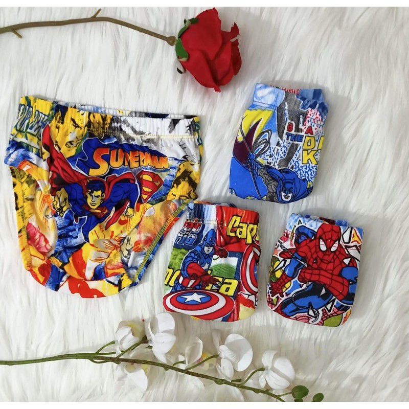 Celana Dalam Anak Laki-Laki Motif Karakter Hero Bahan Halus Super Murah