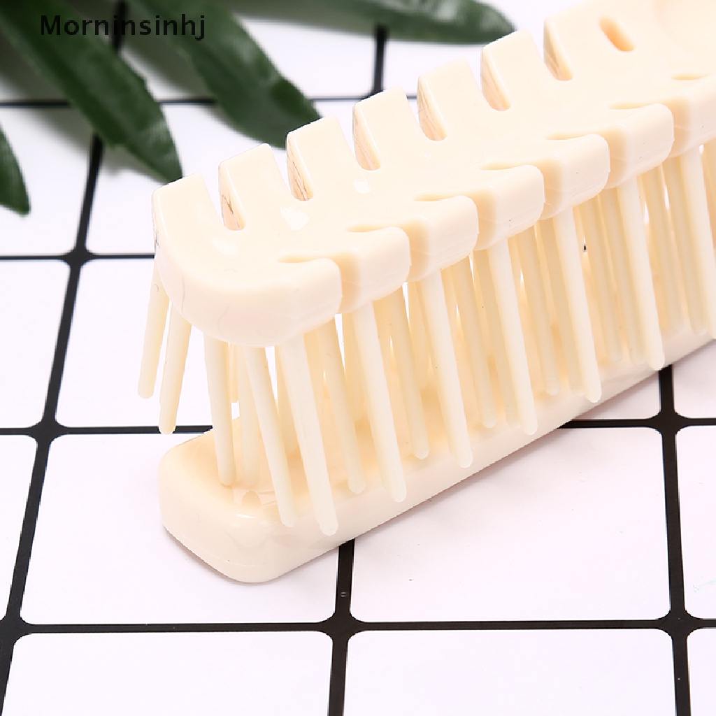 Mornin Sikat Rambut Lipat Plastik mini compact pocket size travel comb Toserba id