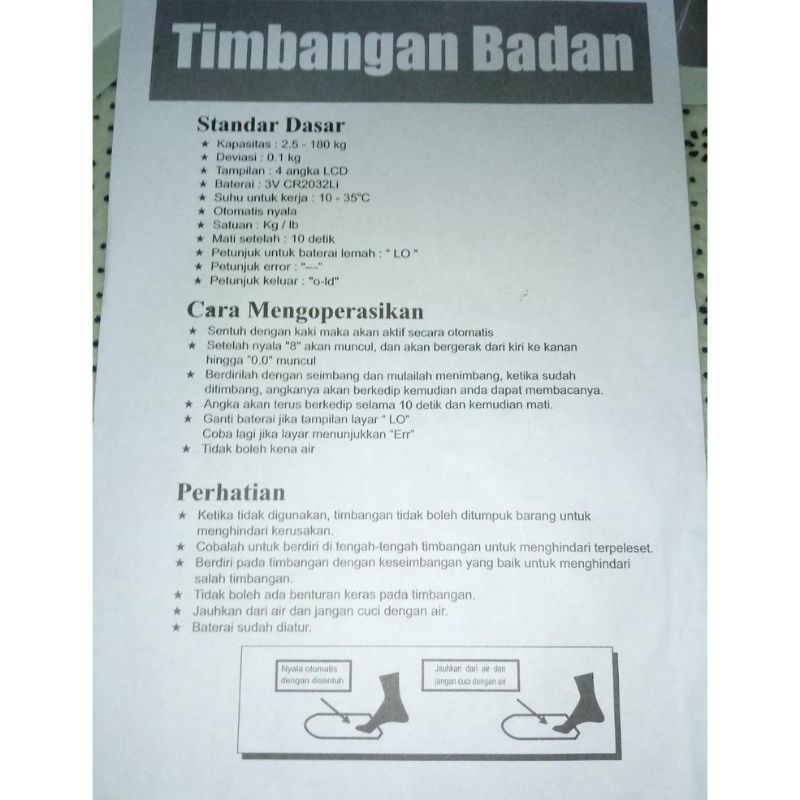 Timbangan Badan Bening / Personal Scale V330 /  Timbangan Badan Digital
