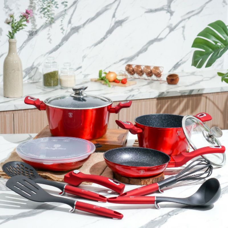 Berlinger Haus 13 Pcs Cookware Set Frypan & Panci Mewah