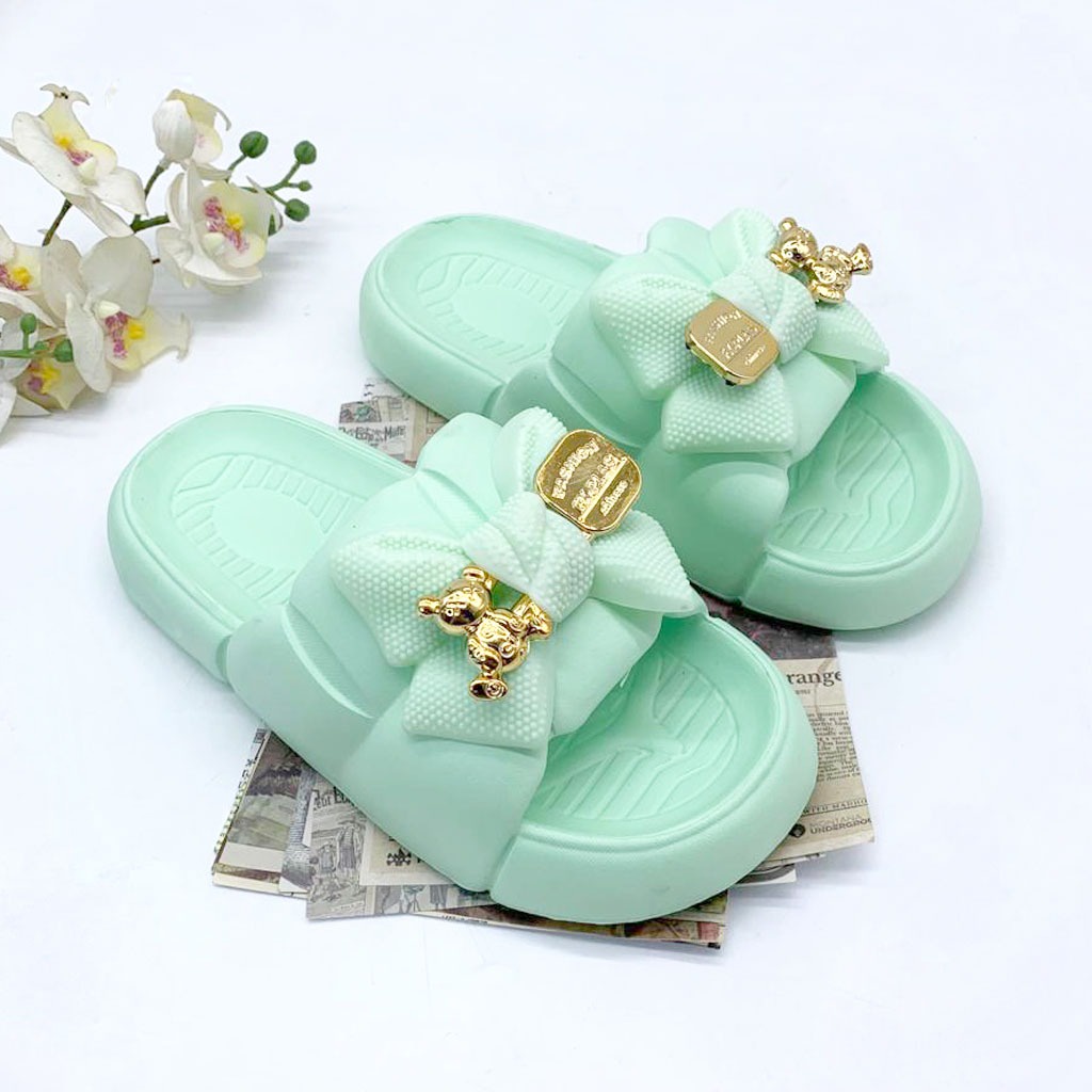 Sandal Wanita Dewasa Sandal Selop Jelly Karet Empuk Elastis Korean Style Terbaru